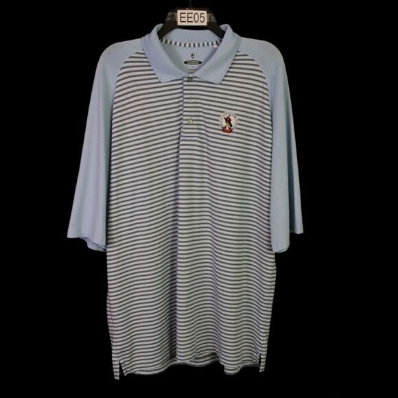 The Putterboy Collection Pinehurst Resort US Open Blue Stripe Polo, XL. - Picture 1 of 6